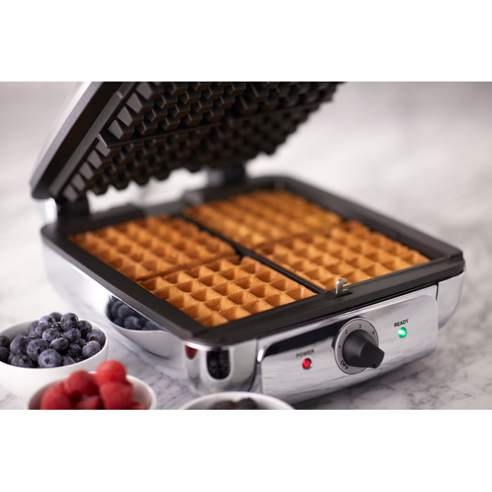 AllClad Electrics Gourmet Belgian Waffle Maker & Reviews Wayfair